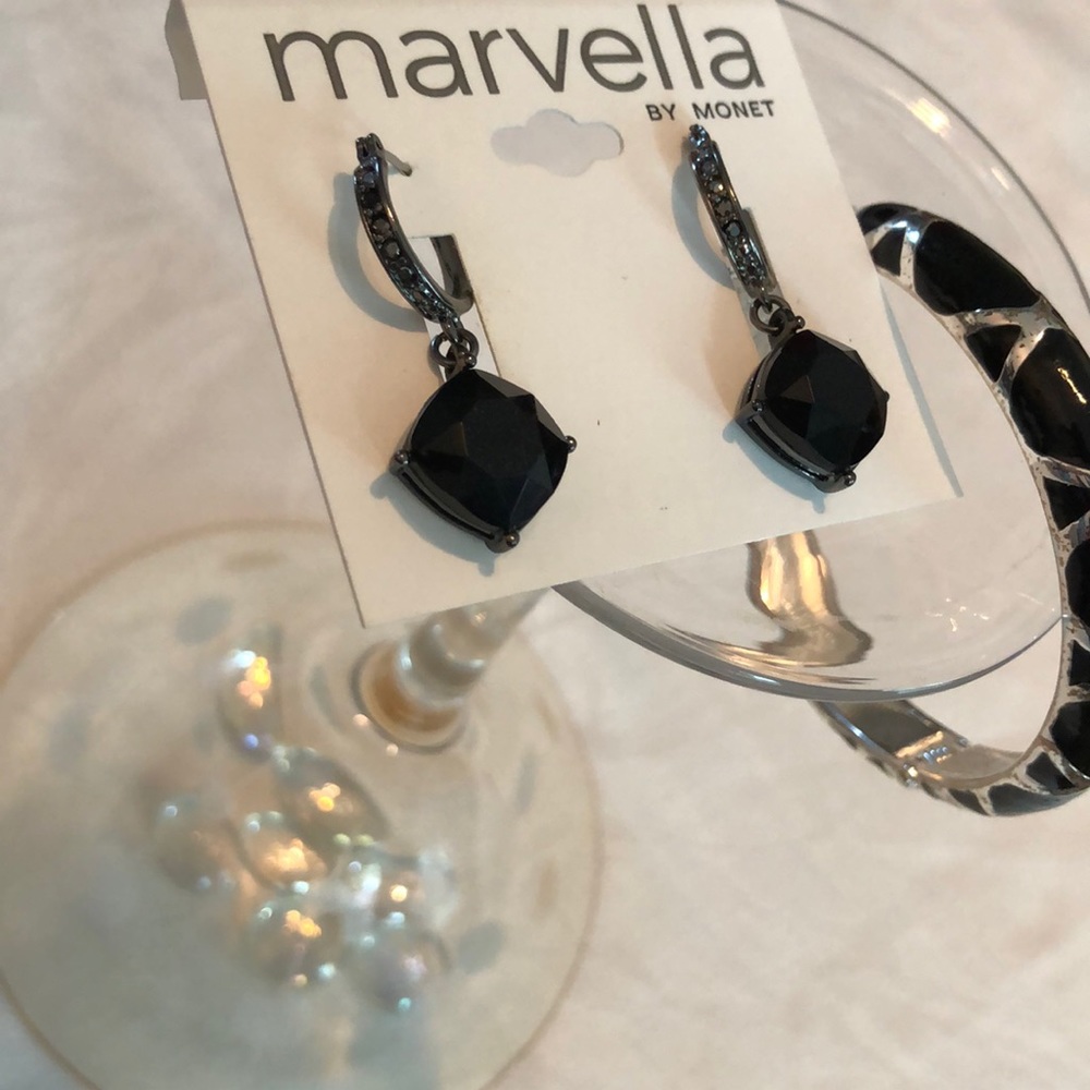 Monet earrings and bracelet